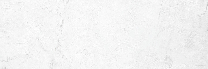 White concrete stone surface paint wall background, Grunge cement paint texture backdrop, White rough concrete stone wall background, Copy space for interior design background, banner, wallpaper
