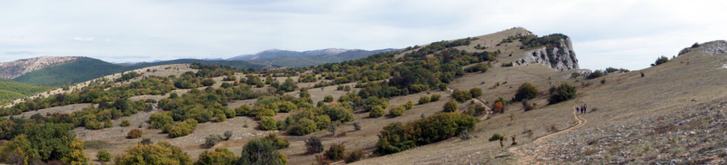Fototapeta na wymiar Panorama of range