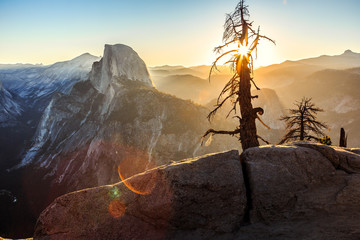 Sunrise on Glacier Point, Yosemite National Park, California