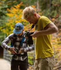 photographers in Mt. Rainier National park
