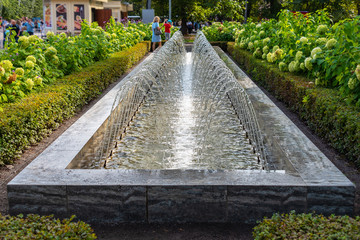 Fountain in the city park