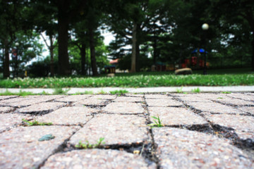 Bricks Outside Ground 