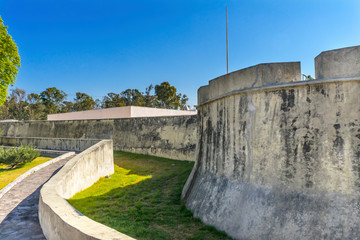 Fototapeta na wymiar Fort of Loreto Monument Cinco De Mayo Battle Puebla Mexico