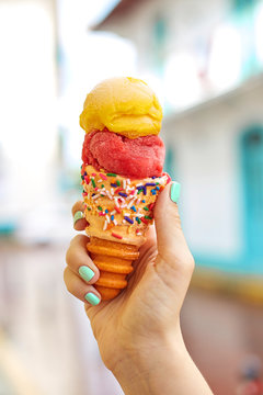 Colorful Ice Cream