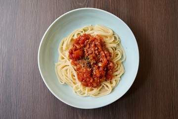 ミートソーススパゲッティ