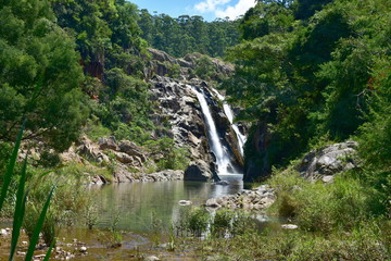 Mantenga waterfall,one of Swaziland's best-known waterfalls