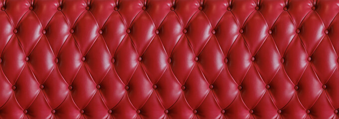 Leather texture red sofa pattern, luxury upholstery background