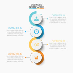 Business data visualization. timeline infographic icons designed for abstract background template milestone element modern diagram process technology digital marketing data presentation chart Vector