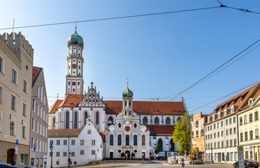 Augsburg Altstadt Bayern Reise Stadtrundgang Innenstadt