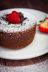 Chocolate Cake with fruits