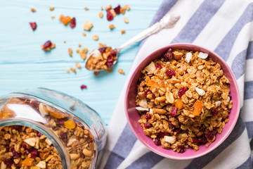 appetizing healthy granola