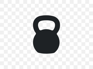 Kettlebell, sports, weight icon. Vector illustration, flat design.