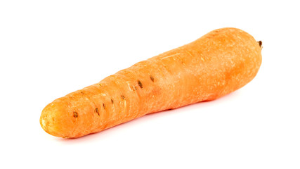 Fresh Carrot isolated on white background, Clipping path