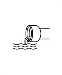 waste water icon,vector best waste water icon.