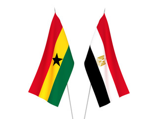 Egypt and Ghana flags