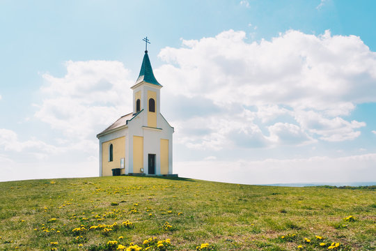 Michelberg chapel in the Korneuburg district. Weinviertel in Lower Austria.