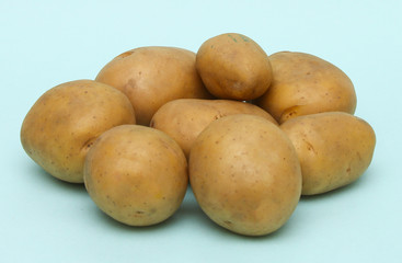 Group of nutritious and tasty potatoes