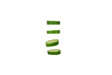 Fresh Organic Cucumbers stock photo