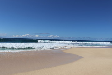 The Banzai Pipeline surf reef break located in Hawaii at Ehukai Beach Park in Pupukea on Oahu North Shore