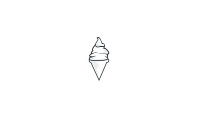 ice cream logo vecktor