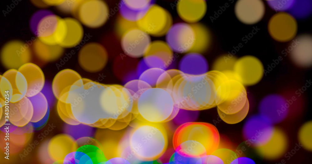 Poster gold lights bokeh particles effect and sparkling magical dust particles. magic concept. abstract bac