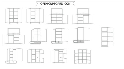 Open Cupboard Icon