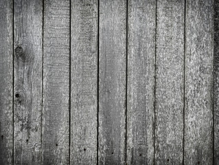 Boards fastened with nails