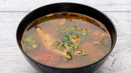 Thai Spicy Soup Mixed Dishes 