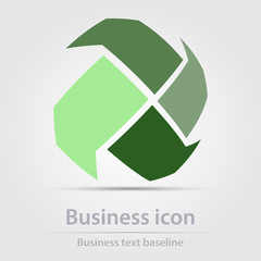 Originally created color business icon