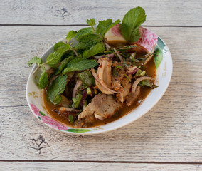 Thai Spicy Sweet Liver  Salad 