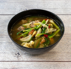 Thai Spicy Soup Mixed Dishes 