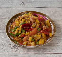 Thai Style Sweet Corn Salad 