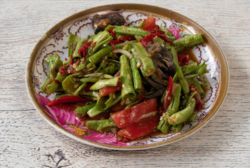 Thai Spicy Salad Mixed Dishes 