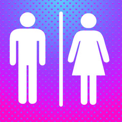 men and women toilet sign