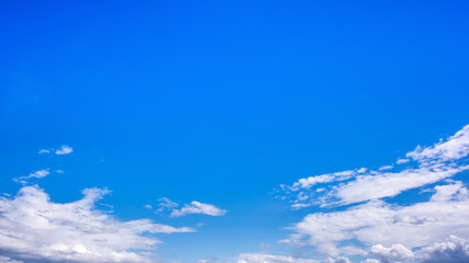 blue sky with clouds