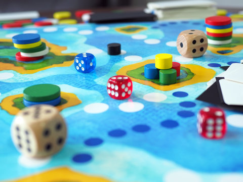 board game play table top abstract strategy fun business plan design selected focus