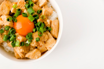 木綿豆腐の甘辛炒め丼