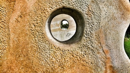 close up of an eye