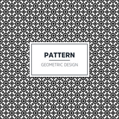 Seamless geometric pattern in op art design