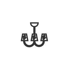 chandelier vector illustration design