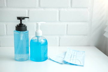 Alcohol gel Product clean wash hand sanitizer anti virus bacteria dirty skin care to prevent viruses and diseases