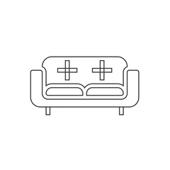 couch chair icon vector illustration design