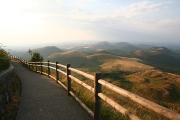 Fototapeta na wymiar Le Puy de Dôme en Auvergne-Rhône-Alpes, France.