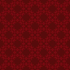 Obraz na płótnie Canvas seamless monochrome pattern of Burgundy. maroon background with red ornate ornaments. gradient pattern with transitions from light red to dark. symmetry.