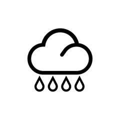 Raining icon. Design template vector