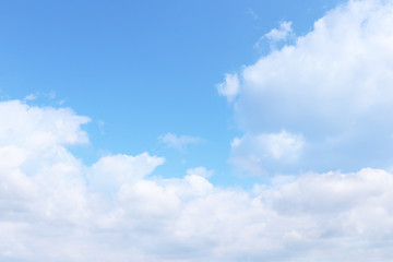 Naklejka na ściany i meble image of clouds in the blue sky