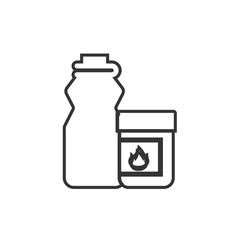 gym protein icon vector illustration design