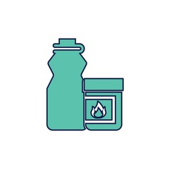 gym protein icon vector illustration design