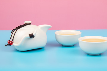 Still life image of Chinese Traditional culture of Traditional Tea Ceremony Utensils, Chinese Teacup