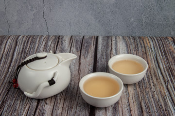Still life image of Chinese Traditional culture of Traditional Tea Ceremony Utensils, Chinese Teacup